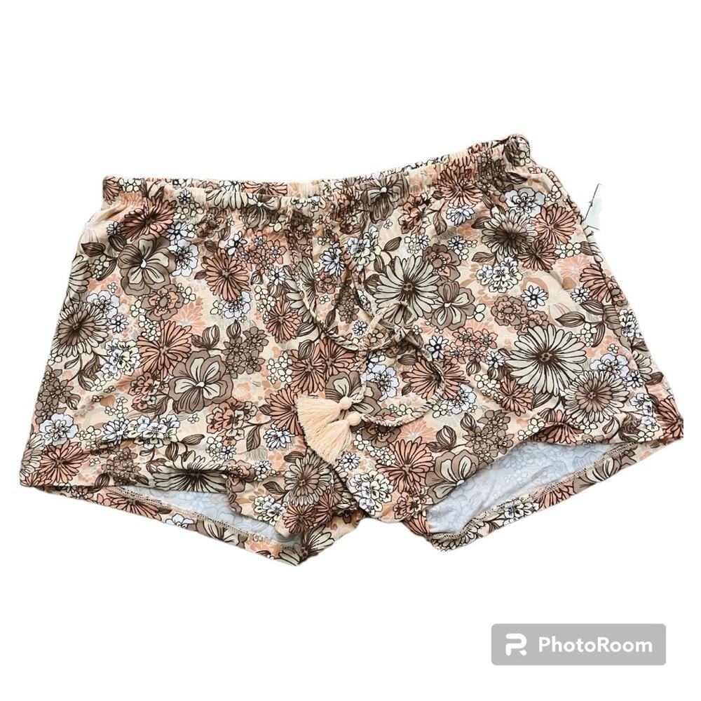 No comment size XL boho floral shorts